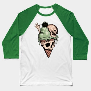 The Terrifying Ice Cream Baseball T-Shirt